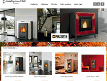 Tablet Screenshot of instal-lacionscc.com
